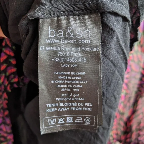 ba&sh | Genny Ruffled Georgette Top - Picture 11 of 15